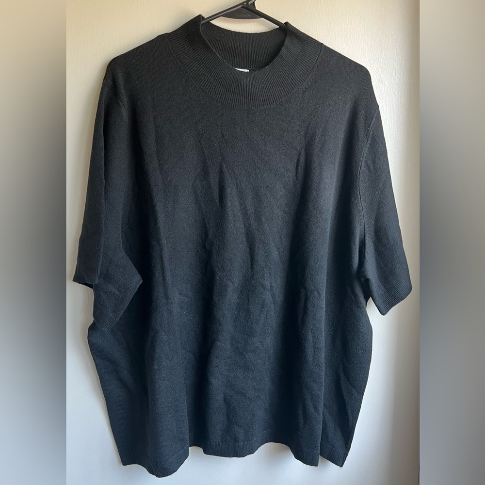 NWT a new day High Neck Short Sleeve Tee